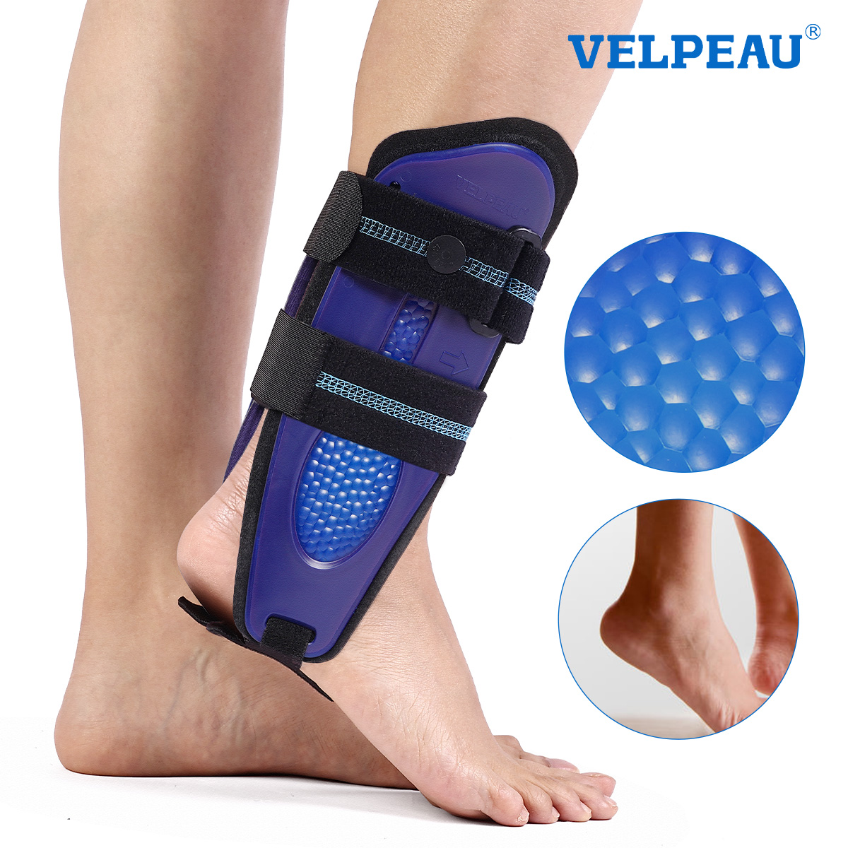 Ankle Brace Support - دعامة الكاحل من VELPEAU لعلاج الالتواءات