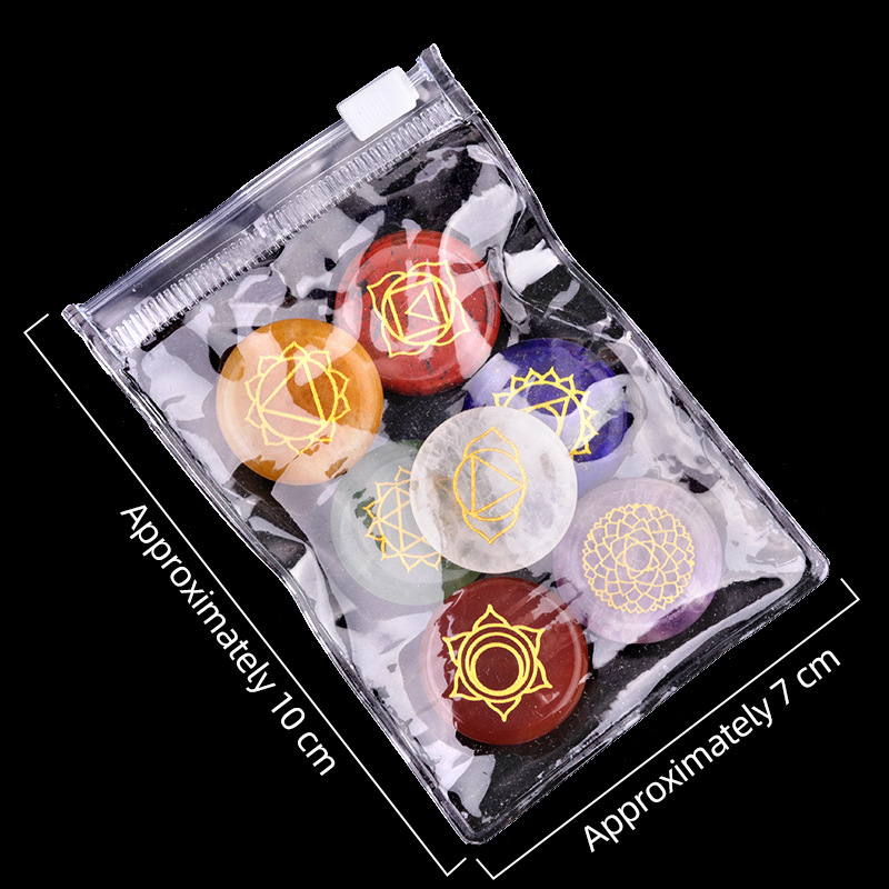 7 قطع/مجموعة من الخرز الحجري ا - مراجعة Healing Crystal Set وسعره
