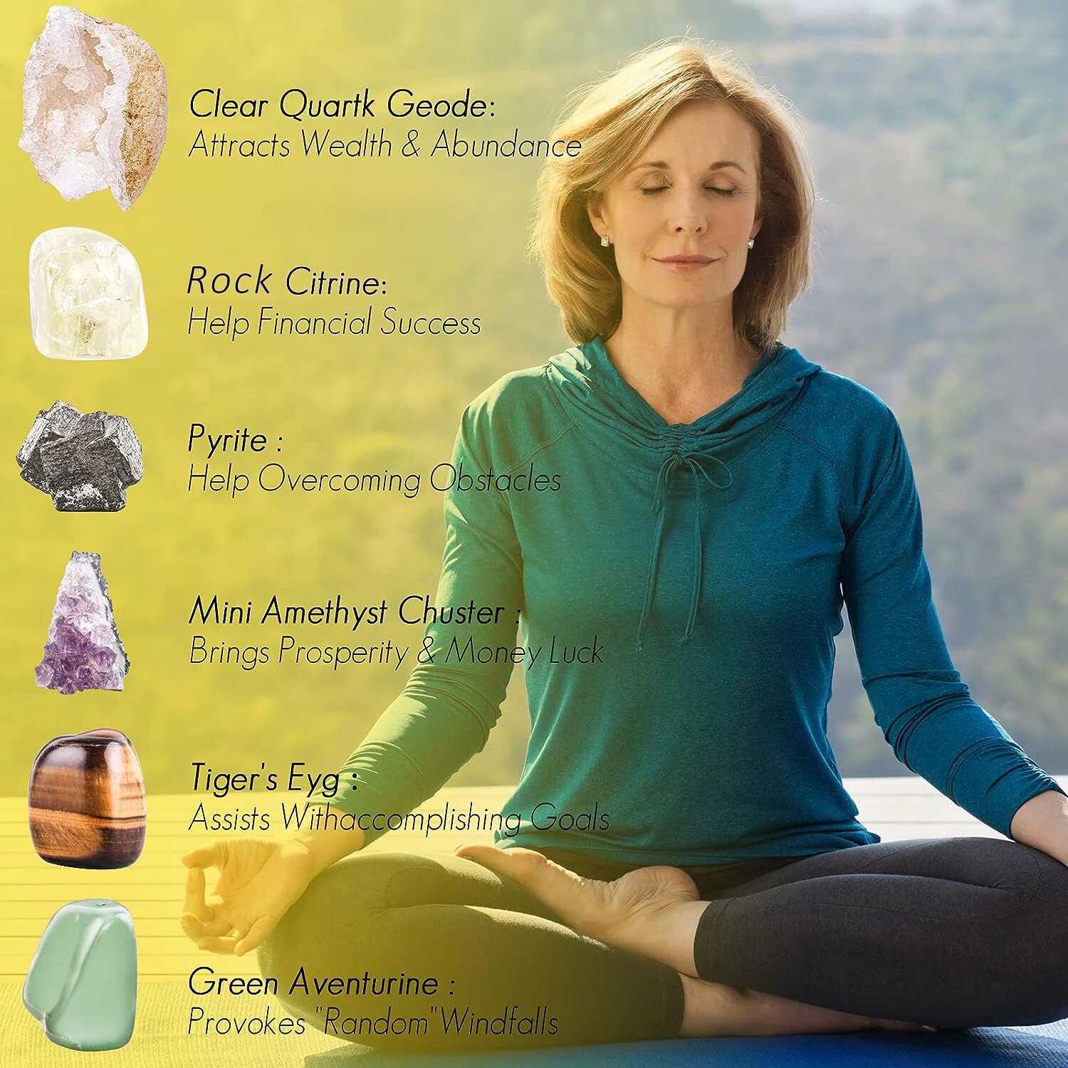 مجموعة البلورات وأحجار الشفاء  - مراجعة Healing Crystal Set وسعره