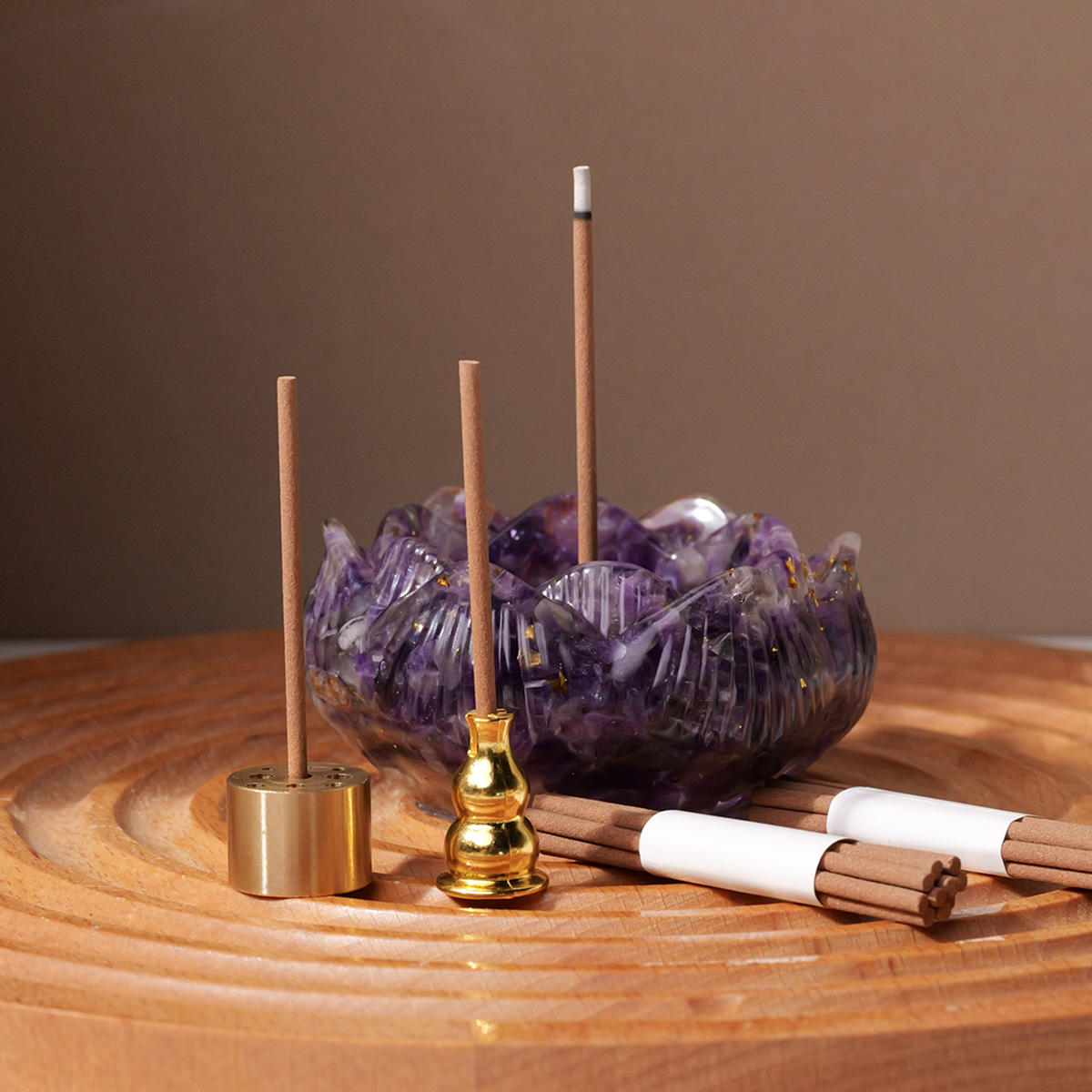 قاعدة شموع حجر ريكي راتينج ، ق - مراجعة Healing Crystal Set وسعره