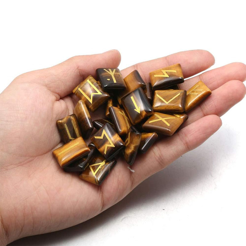 25 قطعة مجموعة أحجار الرونية م - مراجعة Healing Crystal Set وسعره