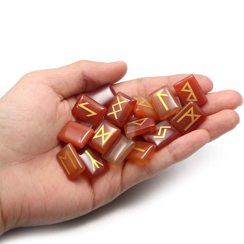 25 قطعة مجموعة أحجار الرونية م - مراجعة Healing Crystal Set وسعره