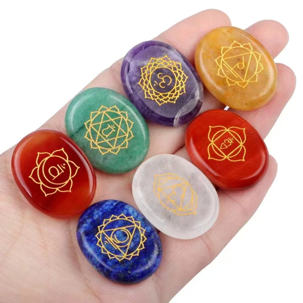 7 قطعة حجر الكريستال الطبيعي ح - مراجعة Healing Crystal Set وسعره