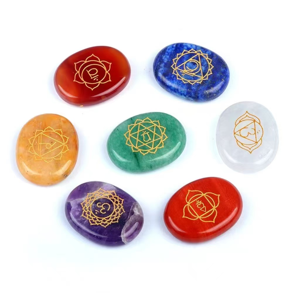 7 قطعة حجر الكريستال الطبيعي ح - مراجعة Healing Crystal Set وسعره